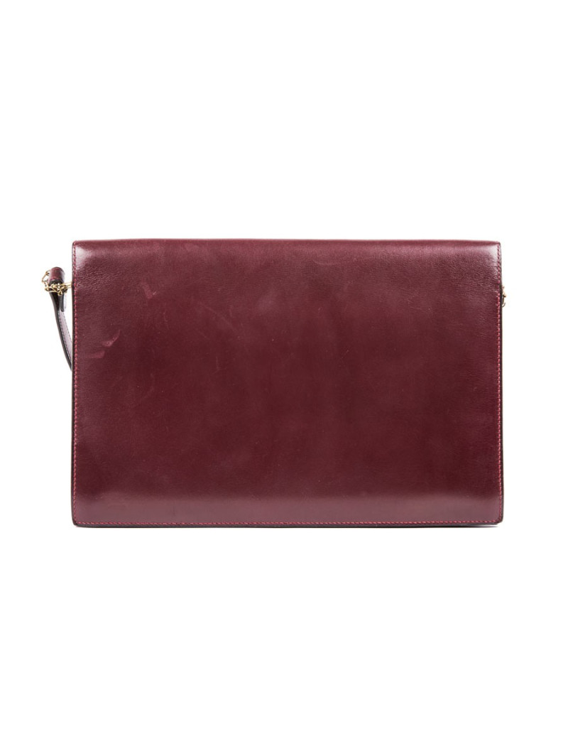 Pochette Lydie HERMES rouge H