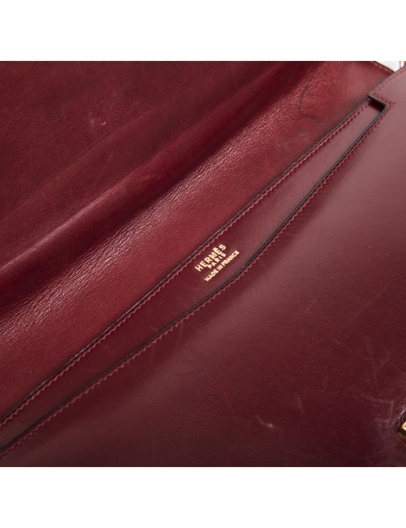 Pochette Lydie HERMES rouge H