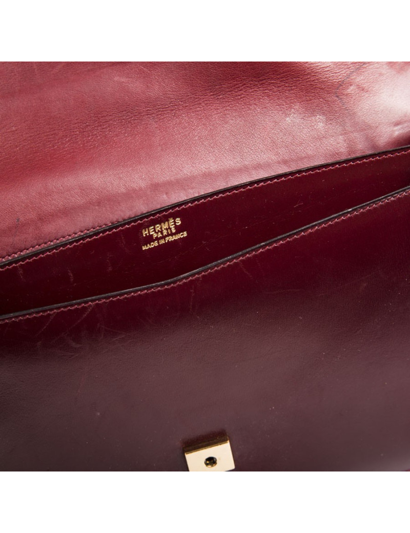 Pochette Lydie HERMES rouge H