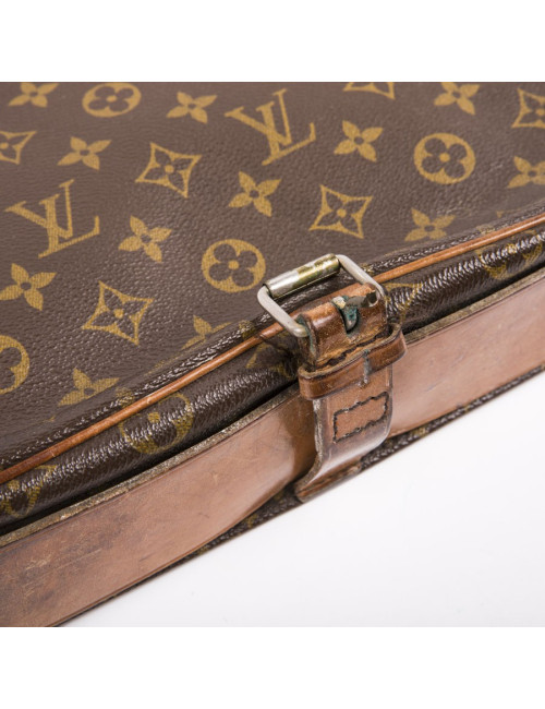 Cartouchière LOUIS VUITTON en toile et cuir