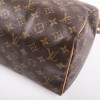 LOUIS VUITTON Speedy 30 bag in brown monogram canvas and natural leather