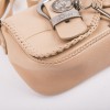 DIOR 'Saddle' bag in beige leather