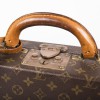 LOUIS VUITTON 'Président' briefcase in brown monogram canvas and leather