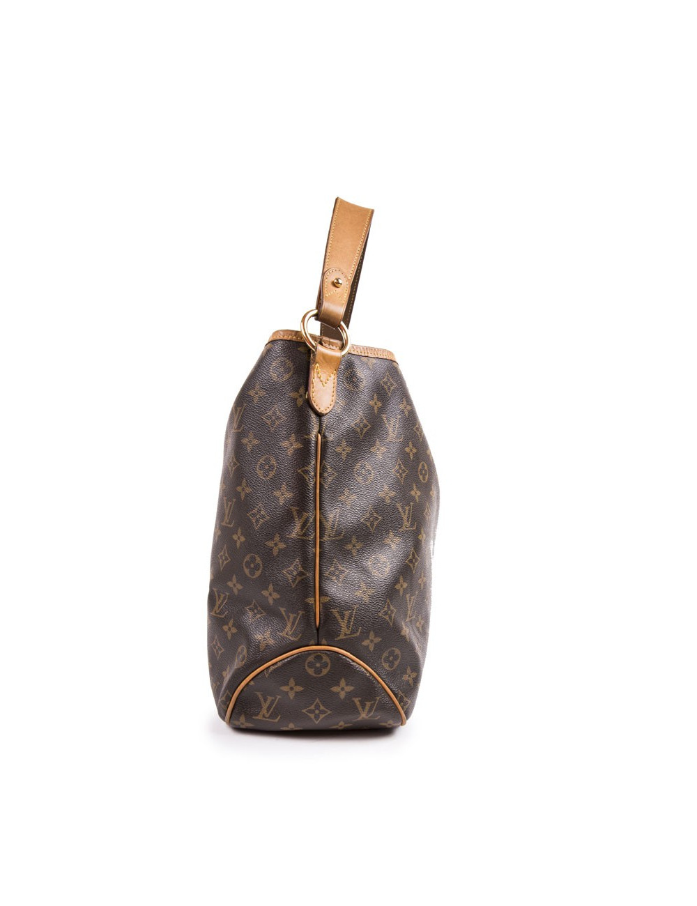 LOUIS VUITTON neverfull bag in brown monogram canvas and natural leather