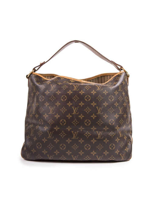 LOUIS VUITTON neverfull bag in brown monogram canvas and natural leather
