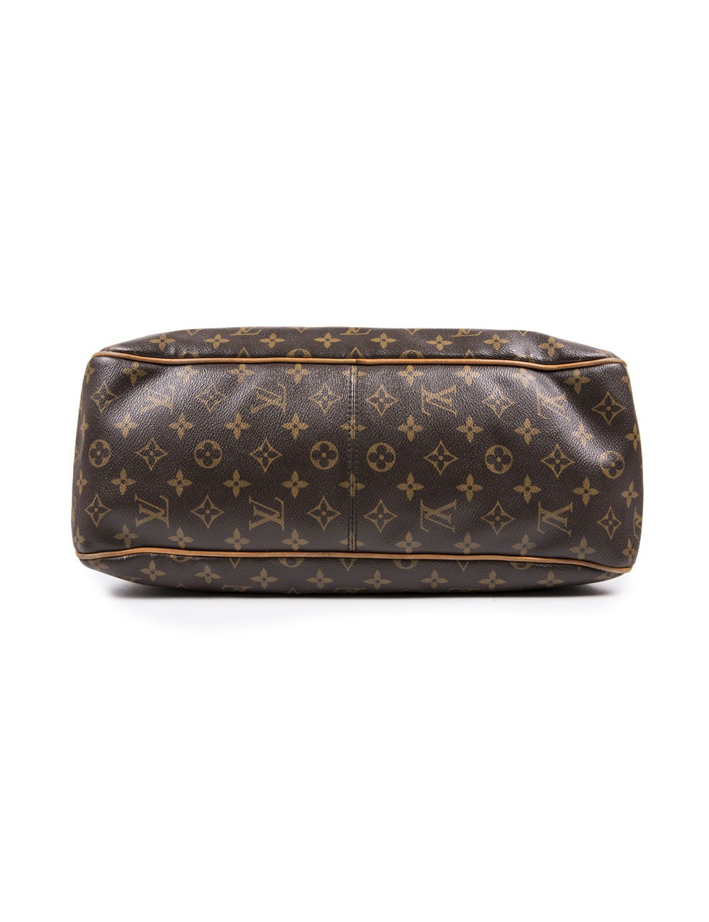 LOUIS VUITTON neverfull bag in brown monogram canvas and natural leather