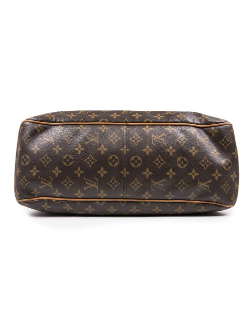 LOUIS VUITTON neverfull bag in brown monogram canvas and natural leather