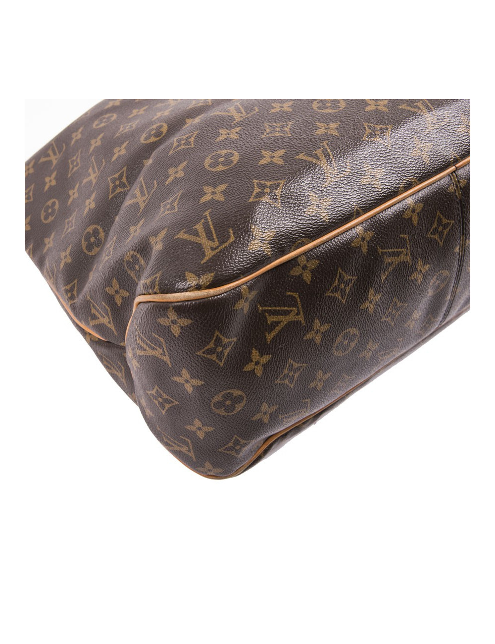 LOUIS VUITTON neverfull bag in brown monogram canvas and natural leather