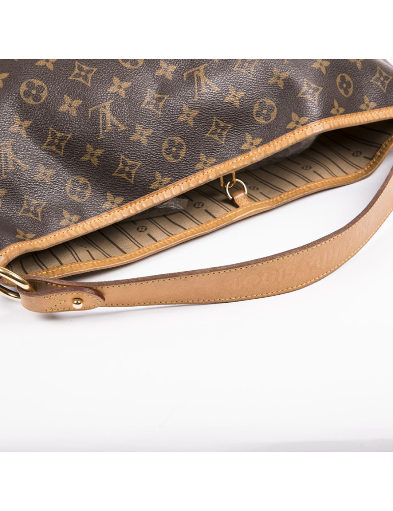 LOUIS VUITTON neverfull bag in brown monogram canvas and natural leather