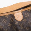 LOUIS VUITTON neverfull bag in brown monogram canvas and natural leather