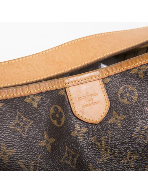 LOUIS VUITTON neverfull bag in brown monogram canvas and natural leather