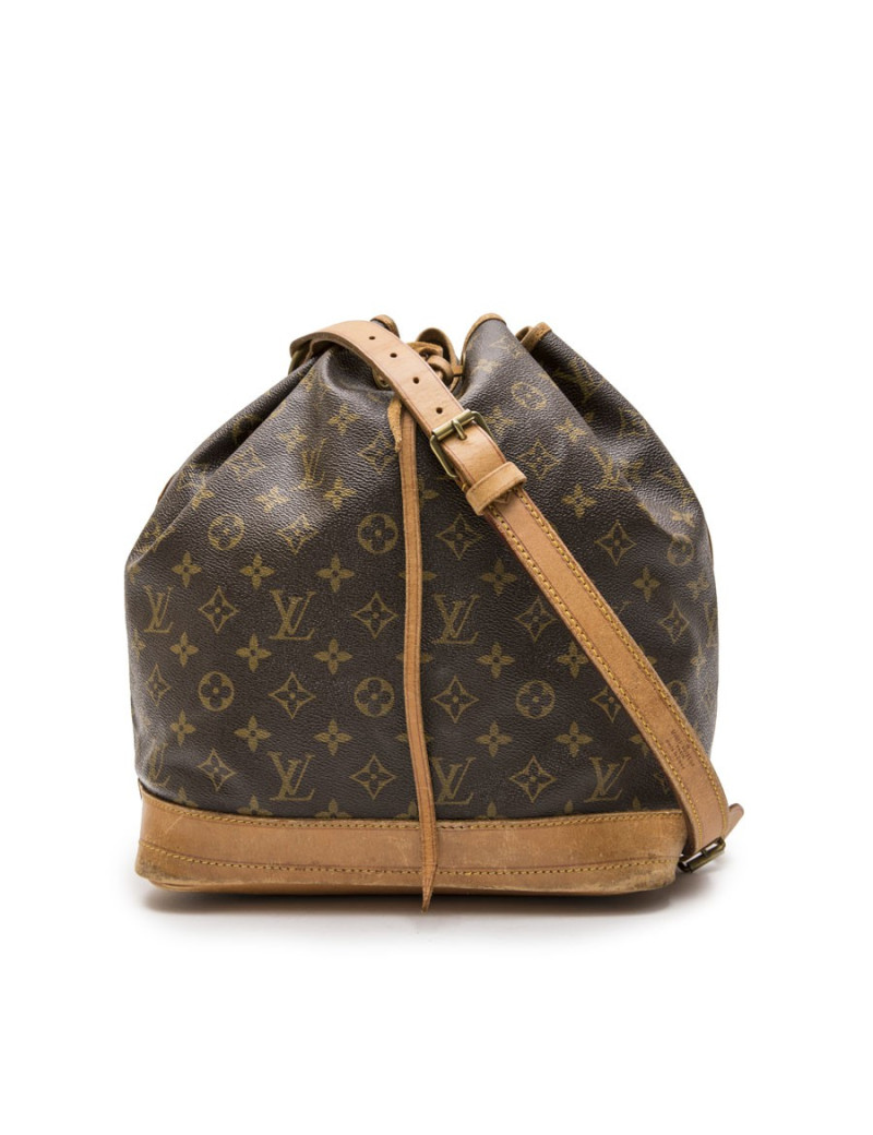 Sac LOUIS VUITTON "Noé" GM en toile et cuir