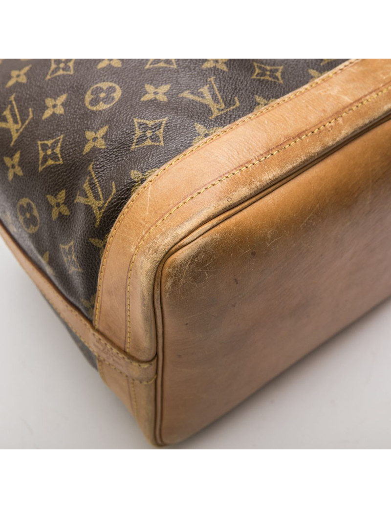 Sac LOUIS VUITTON "Noé" GM en toile et cuir