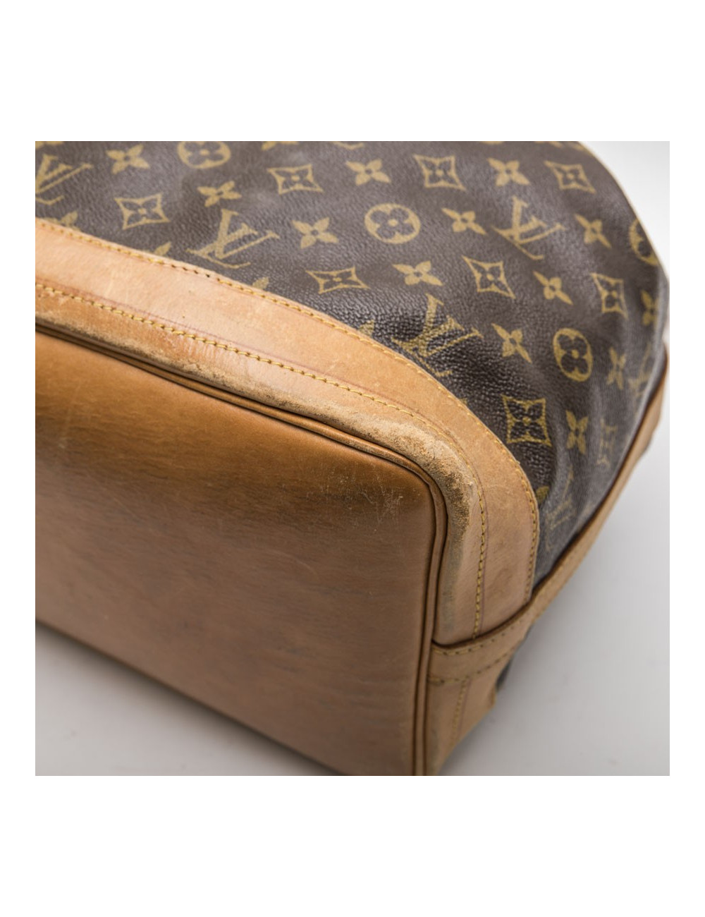 Sac LOUIS VUITTON "Noé" GM en toile et cuir