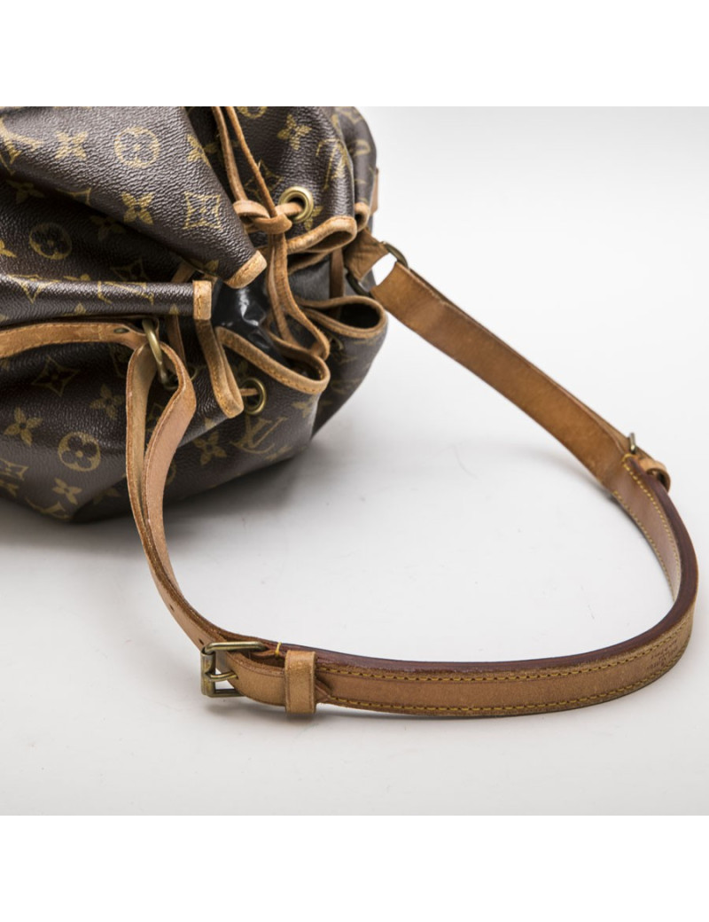 Sac LOUIS VUITTON "Noé" GM en toile et cuir