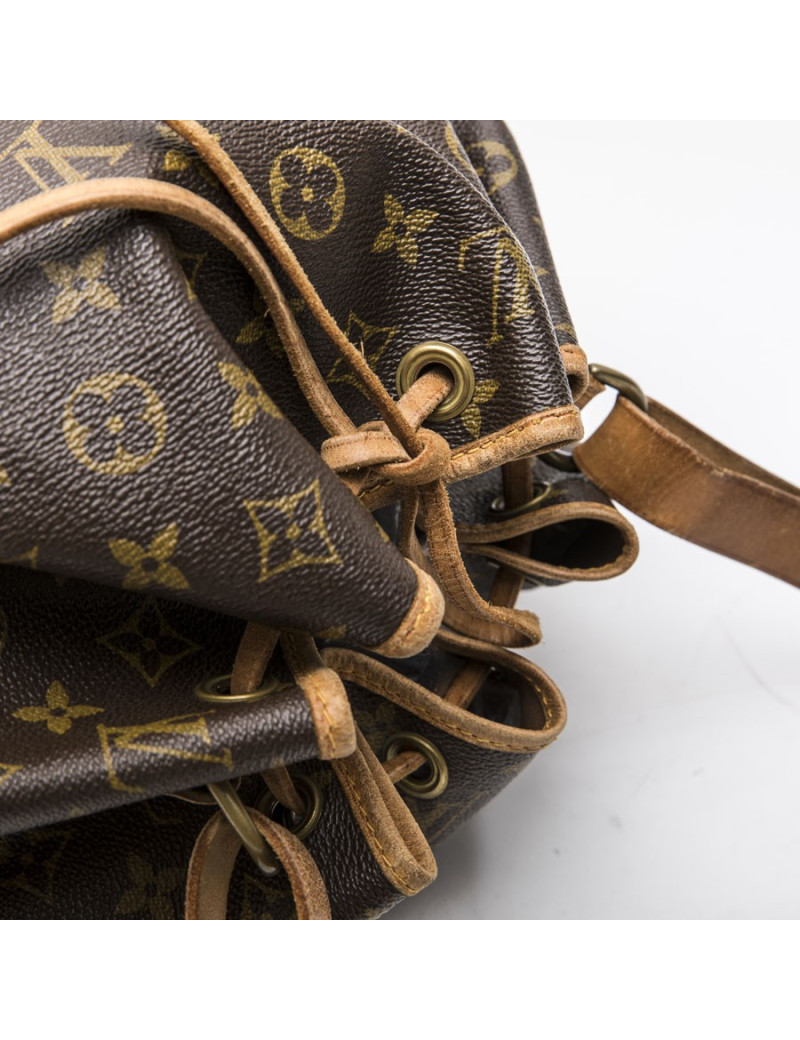 Sac LOUIS VUITTON "Noé" GM en toile et cuir