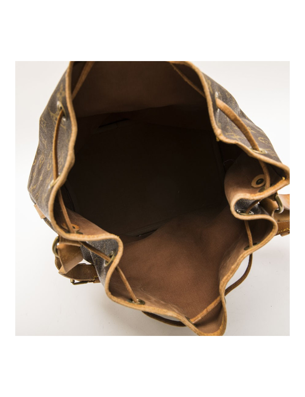 Sac LOUIS VUITTON "Noé" GM en toile et cuir