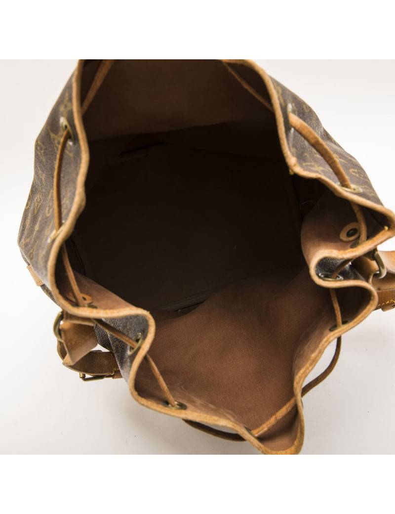 Sac LOUIS VUITTON "Noé" GM en toile et cuir