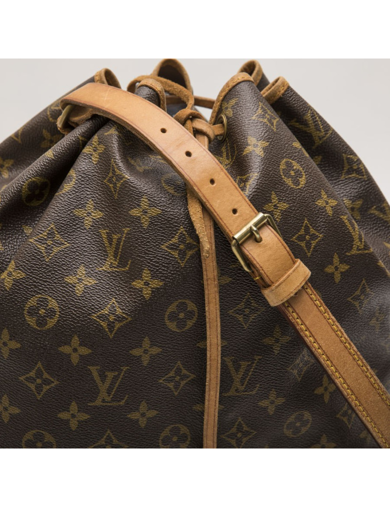 Sac LOUIS VUITTON "Noé" GM en toile et cuir