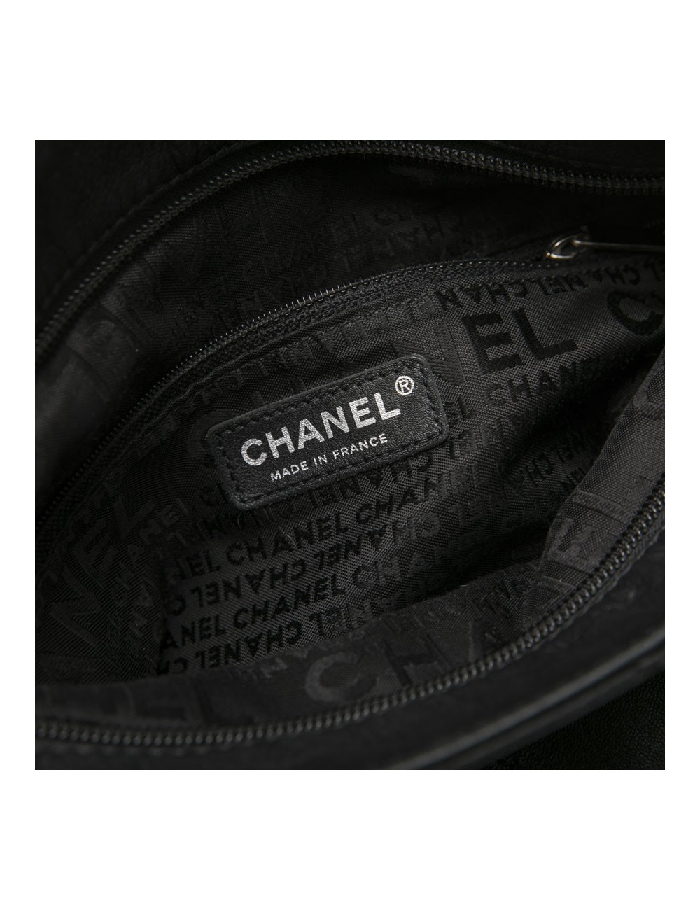 Sac CHANEL cuir d'agneau matelassé noir