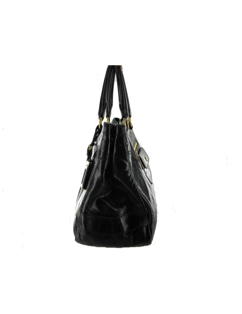 Sac PRADA cuir veilli noir