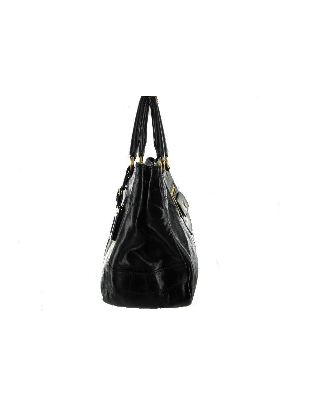 Sac PRADA cuir veilli noir