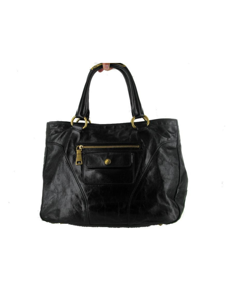 Sac PRADA cuir veilli noir