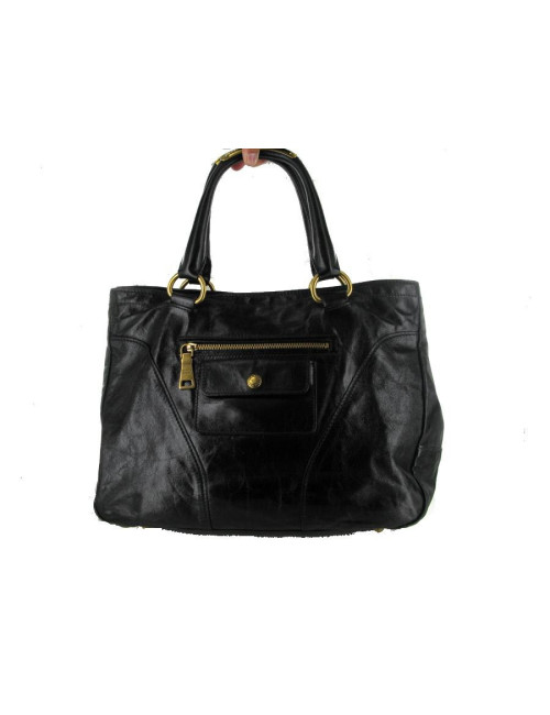 Sac PRADA cuir veilli noir