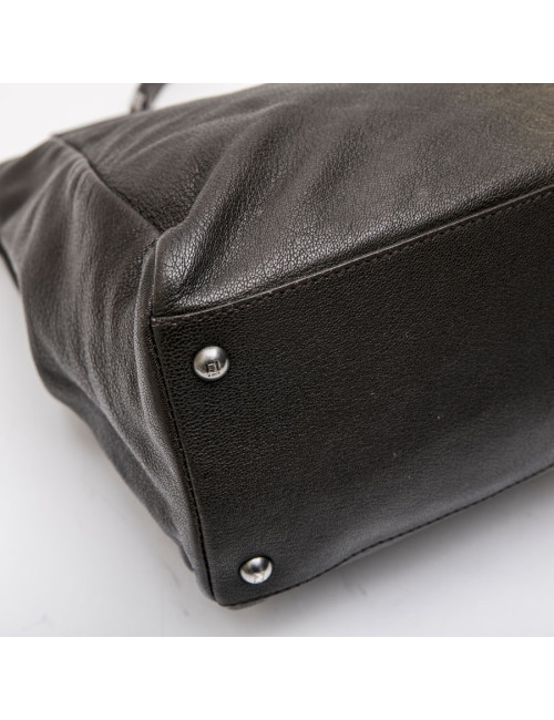 Sac Peekaboo FENDI GM cuir marron et or