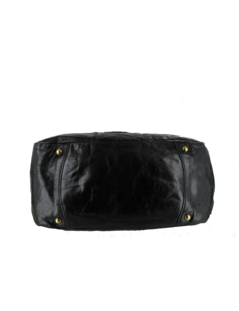 Sac PRADA cuir veilli noir