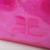 Sac COURREGES en plastique rose transparent