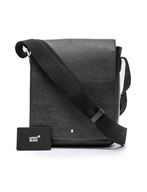Sac MONTBLANC cuir grainé noir