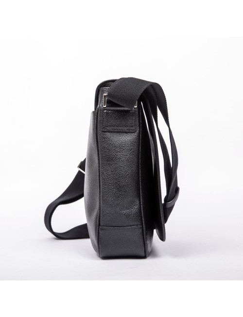 Sac MONTBLANC cuir grainé noir