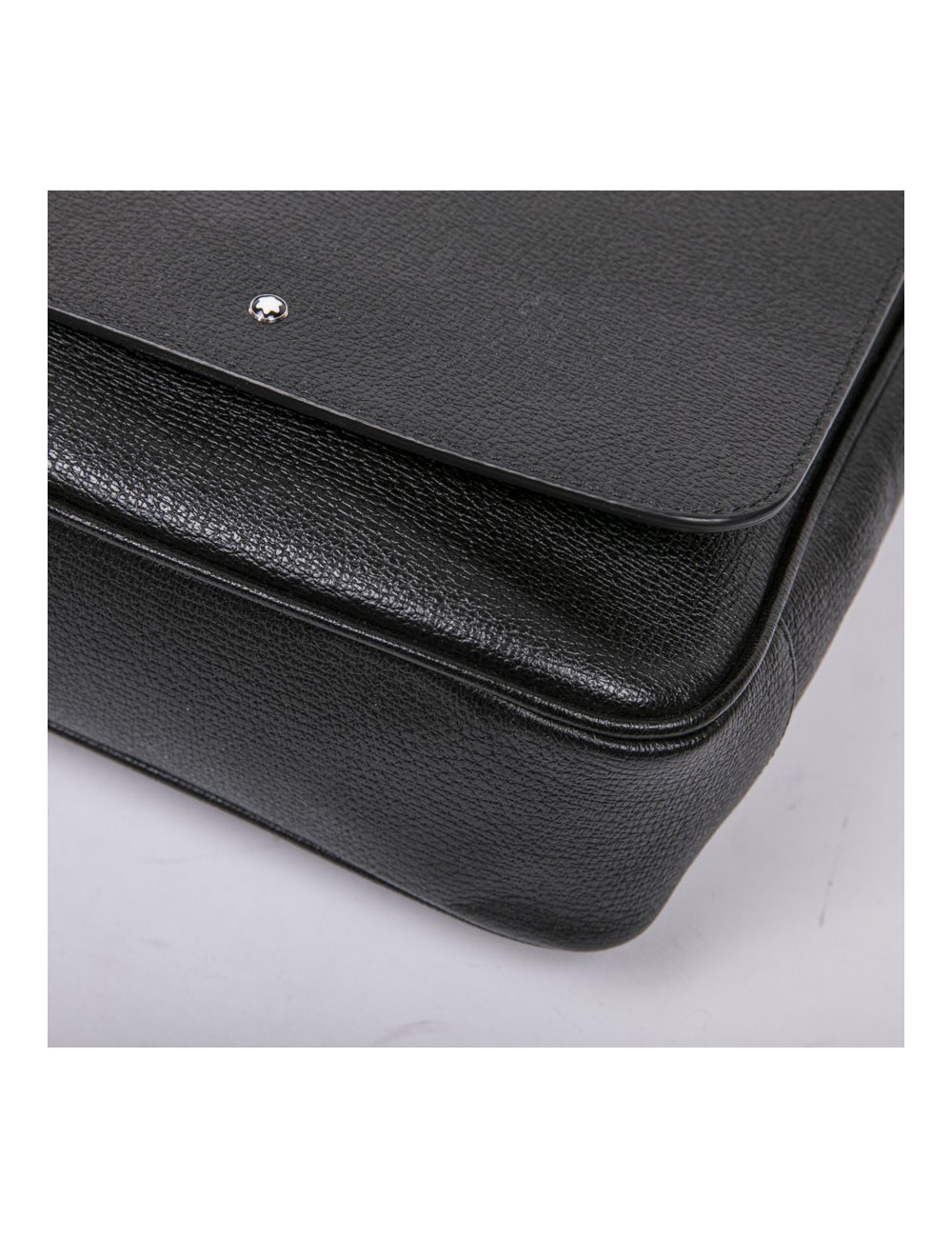 Sac MONTBLANC cuir grainé noir