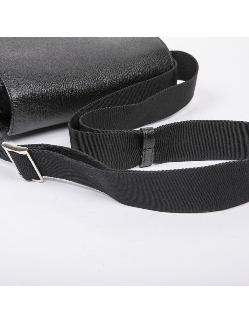 Sac MONTBLANC cuir grainé noir