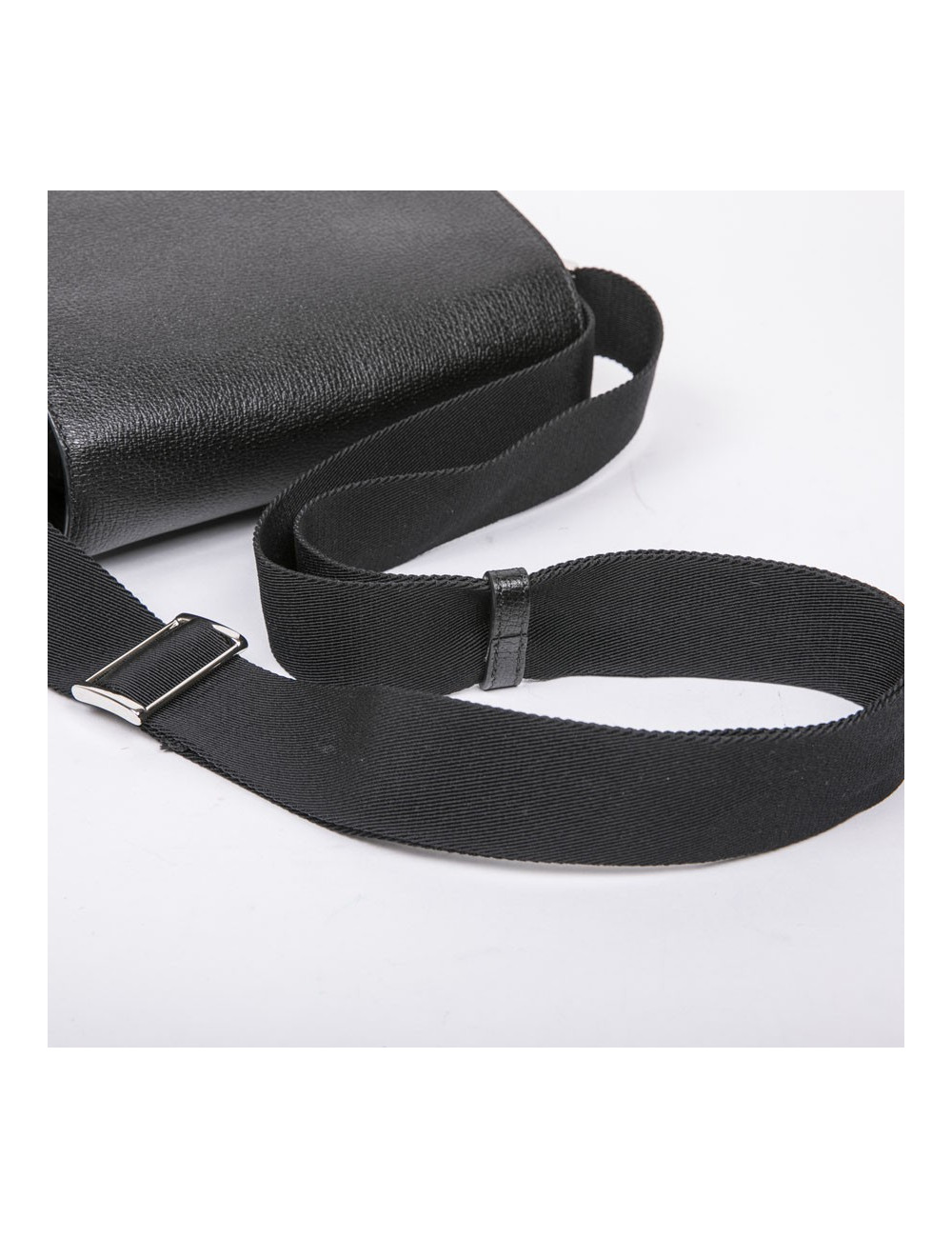 Sac MONTBLANC cuir grainé noir