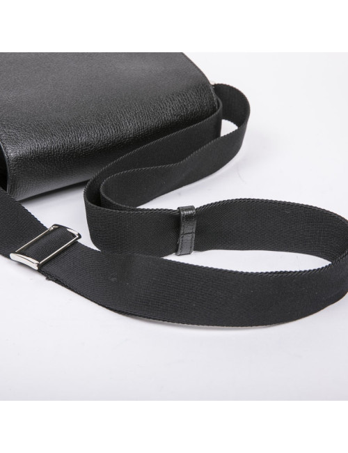 Sac MONTBLANC cuir grainé noir