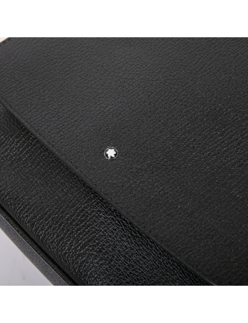 Sac MONTBLANC cuir grainé noir