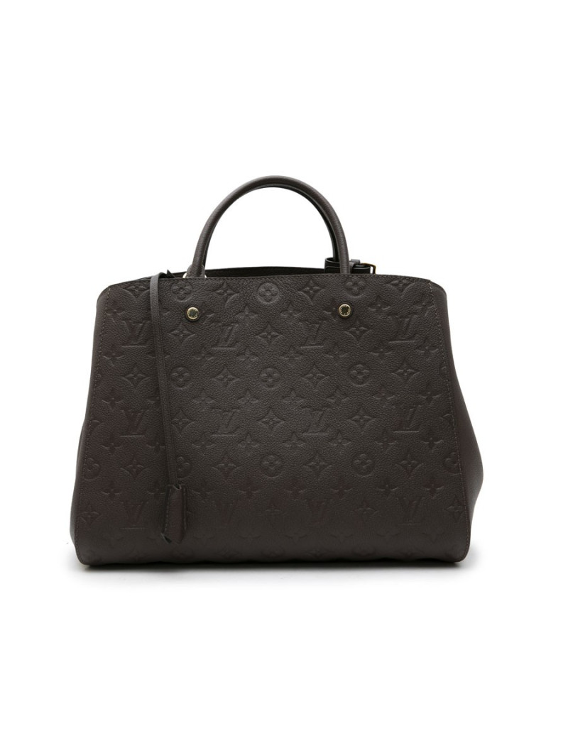Sac Montaigne GM LOUIS VUITTON cuir embossé marron