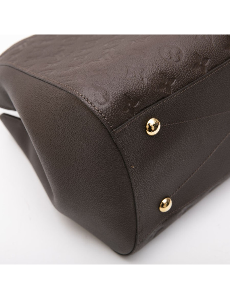 LOUIS VUITTON 'Montaigne' bag in earth-tone leather