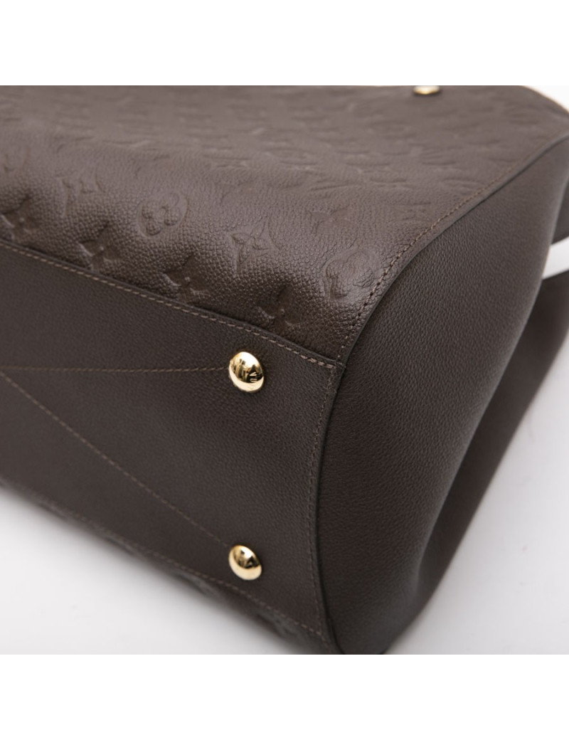 LOUIS VUITTON 'Montaigne' bag in earth-tone leather