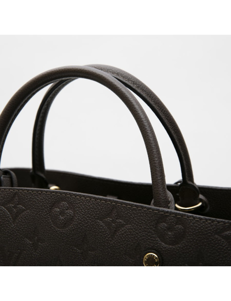 LOUIS VUITTON 'Montaigne' bag in earth-tone leather