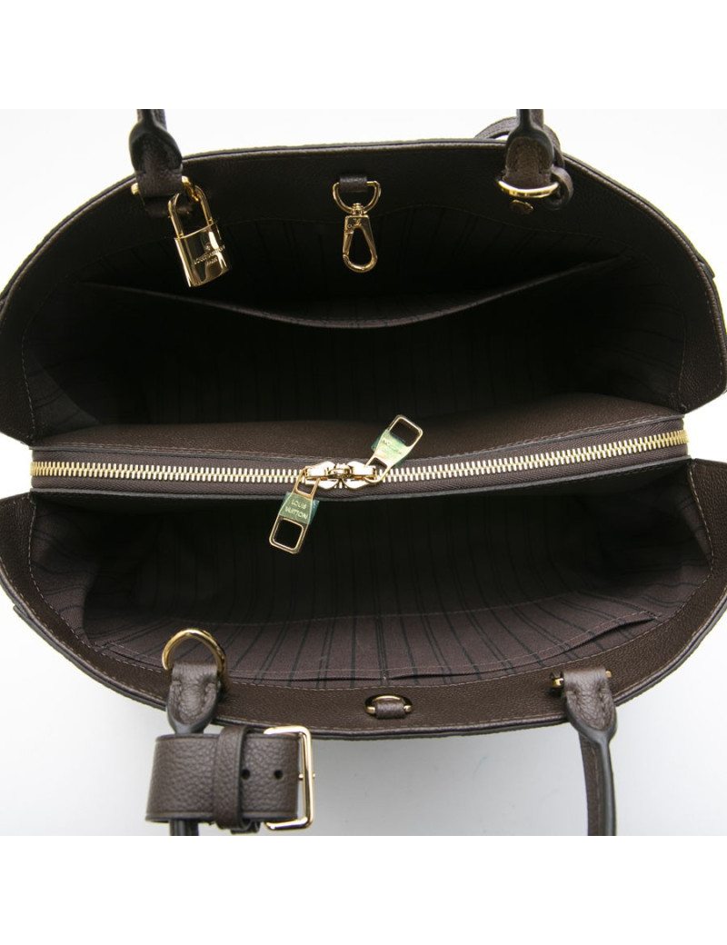 LOUIS VUITTON 'Montaigne' bag in earth-tone leather