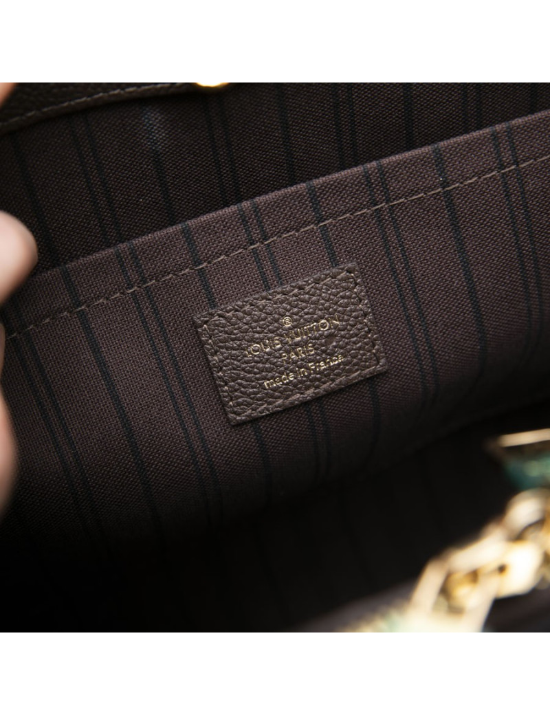 LOUIS VUITTON 'Montaigne' bag in earth-tone leather