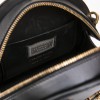 VERSACE 'Tribute' bowling bag in black calfskin leather