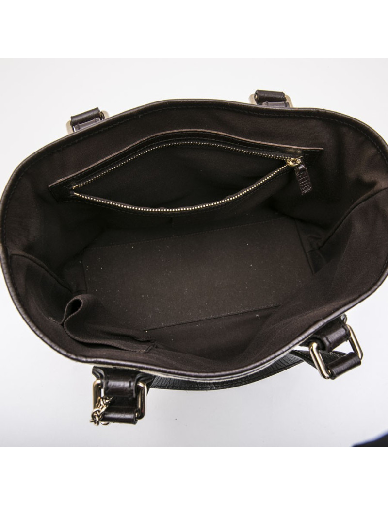 GUCCI vintage bag in brown and beige monogram