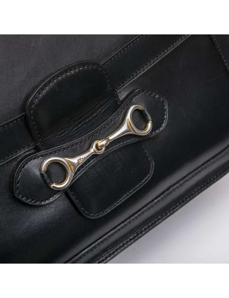 Sac CELINE Vintage cuir bleu