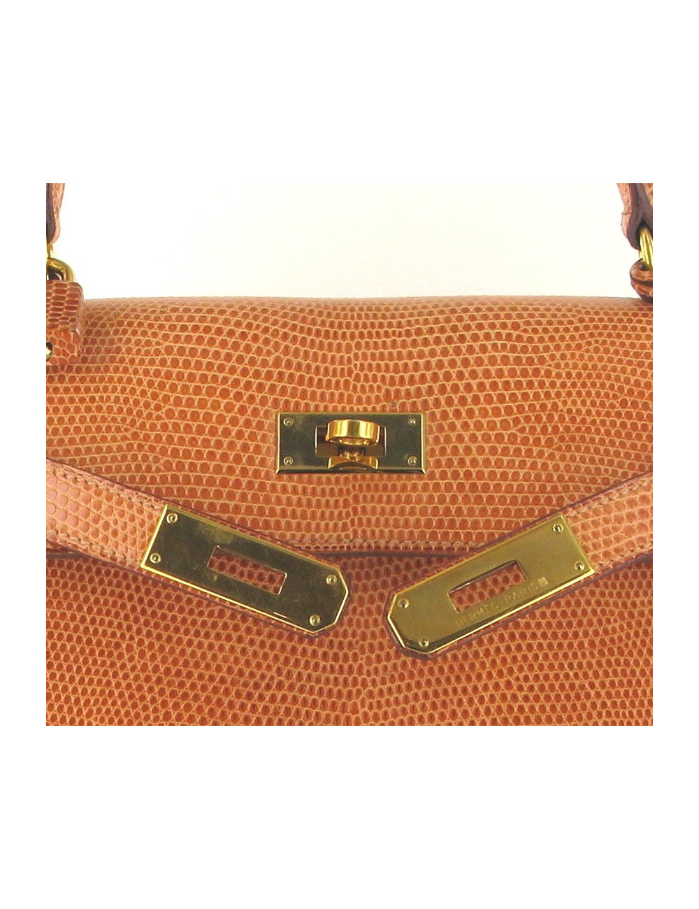 kelly 28 lezard du nil miel HERMES