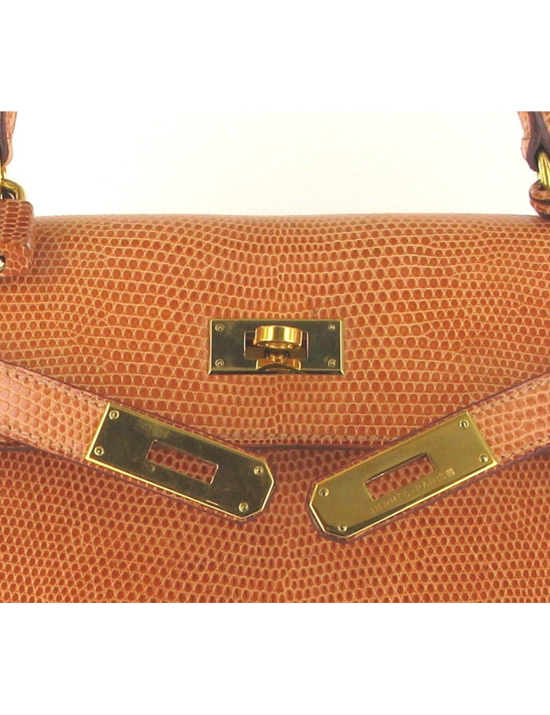 kelly 28 lezard du nil miel HERMES