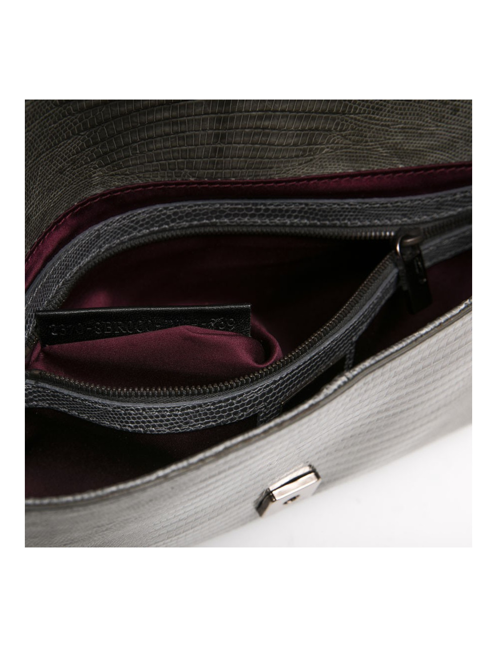 Sac Baguette FENDI lezard vert 